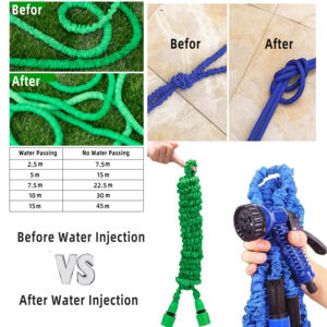 Manguera de Riego <span class=keywords><strong>Extensible</strong></span> de Bajo Precio del Proveedor Directo, de <span class=keywords><strong>Goma</strong></span> con Conector Rápido de Latón o ABS <span class=keywords><strong>para</strong></span> Uso en Exteriores - Product Image 5