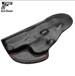 Pistool En Bloem Verborgen Carry Iwb Holster Echt Lederen Holster - Product Image 5