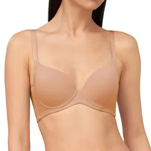 Soutien-gorge sans fil sans couture à haute élasticité grande taille soutien doux 95E grosses femmes sous-vêtements push up côté collection fitness soutien-gorge de sport