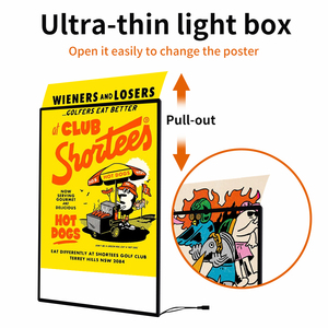 <span class=keywords><strong>Led</strong></span> quảng cáo hộp Đèn khung nhôm với kính cường lực cho nhà hàng & rạp chiếu phim tiếp thị dễ dàng treo cài đặt - Product Image 3