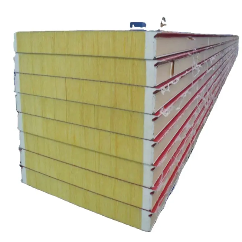 ROCK WOOL PANEL SANDWICH PANEL HOUSES EASY INSTALLATION