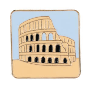 Badge et emblème personnalisés en fer plaqué or sur le thème de la croix pour la décoration de la maison, la publicité, les cadeaux de vacances - Product Image 2