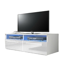 Meuble TV moderne en panneaux de bois pour salon, design respectueux de l'environnement, meubles personnalisables pour la maison