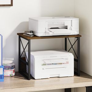 <b>Desktop</b> <b>Shelf</b> Microwave Oven Rack With Storage Space For Kitchen Countertop Organization - Product Image 4