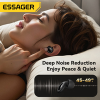 Bouchons d'Oreille en Silicone ESSAGER Y25 45Db Réutilisables, Insonorisés et Réglables, Réduction du Bruit, Idéaux pour le Sommeil et les Voyages