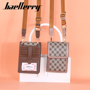 Baellerry Women's Printed Phone Bag Vertical <b>Square</b> Magnetic Buckle Crossbody Bag With Multiple Card Slots Shoulder Bag - Product Image 3
