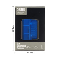 Escáner de Diagnóstico OBDII V2.1 para Autos, Modelo Camry, Eléctrico y a Batería, Plástico ABS, Lector de Códigos OBD ELM327