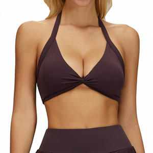 Soutien-gorge de sport sans couture à bretelles halter, respirant, pour entraînement physique, tendance, avec soutien-gorge intégré, vêtements de sport, soutien-gorge de course pour femmes - Product Image 3