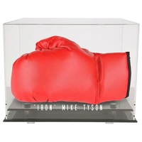 Boîtes en acrylique de luxe fabriquées à la main pour casquettes de baseball et casques autographiés, boîte de présentation transparente pour casquettes de baseball – Vente en gros usine