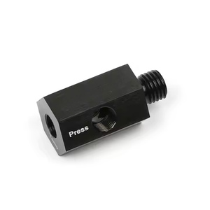 SYPES accesorios personalizados nuevo adaptador de filtro de aceite sándwich de aluminio temperatura de aceite y manómetro Sensor placa <span class=keywords><strong>modelo</strong></span> piezas de automóvil - Product Image 4