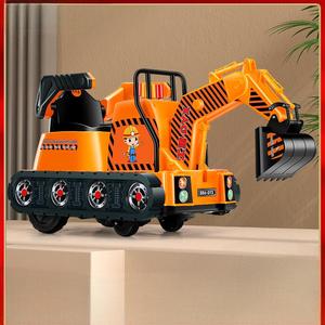 Auto de Juguete para Niños de 4 Ruedas con Batería, Excavadora Giratoria de 360° y Control Remoto para Edades de 2 a 13 Años, Unisex - Product Image 5