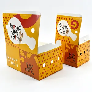 डिस्पोजेबल रेस्तरां कस्टम प्रिंट बायोडिग्रेडेबल पैकेजिंग टेकअवे बॉक्स कॉर्नडॉग चिप फ्रेंच फ्राइज़ फ्राइड चिकन बॉक्स पर जाने के लिए