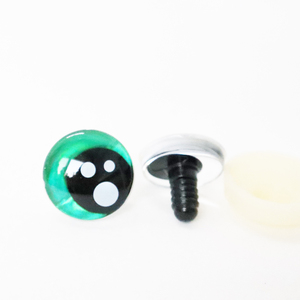 <span class=keywords><strong>Yeux</strong></span> 3D <span class=keywords><strong>de</strong></span> 25 mm en résine transparente avec motif imprimé, <span class=keywords><strong>yeux</strong></span> <span class=keywords><strong>de</strong></span> <span class=keywords><strong>sécurité</strong></span> stéréoscopiques excentriques pour ours en peluche et jouets en peluche - Product Image 4