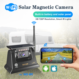 For <strong>Truck</strong> Trailer 1080P Reverse <strong>Camera</strong> <strong>Backup</strong> <strong>Rear</strong> <strong>View</strong> Magnetic Base IOS Android Solar Battery Wireless <strong>Camera</strong> - Product Image 2