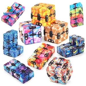 2024 Fidget Cubes Juguetes Adhd Anti Stress Relief Fingertip Figet Infinity Cube 3D Magic Fidget Cube Sensory Kids Gift Toys