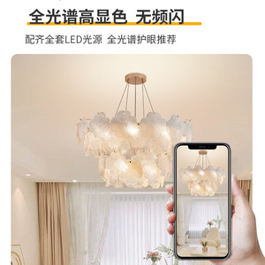 French-Style Chandelier for the Living Room, New Main Light, and Luxury Style, <strong>Crystal</strong> - Product Image 4