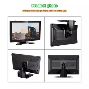 4CH DVR พร้อมหน้าจอสัมผัส RV กล้องด้านข้างรถบรรทุก Quad <span class=keywords><strong>SPLIT</strong></span> 4K ADAS Dash CAM ระบบเตือนภัยสำหรับรถยนต์ ahds - Product Image 3