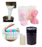 Caoutchouc de silicone liquide RTV2 résistant aux hautes températures pour la fabrication de moules à savon à bougie souple à haute résistance aux déchirures