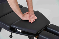 Lit chiropratique à réglage en hauteur pour thérapie d'usine Table de chiropratique pliante portable Table d'hôpital de chute chiropratique