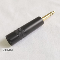Prise audio TRRS 5,25 mm pour casque d'aviation, prise intercom 4 pôles TRS 480X PJ-068 standard US MIL-5.25 pour tour de contrôle aérien