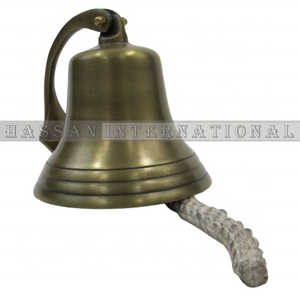 Campana Náutica de Latón Pesado para Decoración de Jardín con Sonido Fuerte y Claro, Ideal para Amantes de la Marina y Coleccionistas - Product Image 2