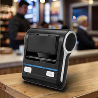 Printer penerimaan termal BT Mini portabel produk dalam stok seluler nirkabel untuk penggunaan Supermarket cetak kertas termal kompatibel