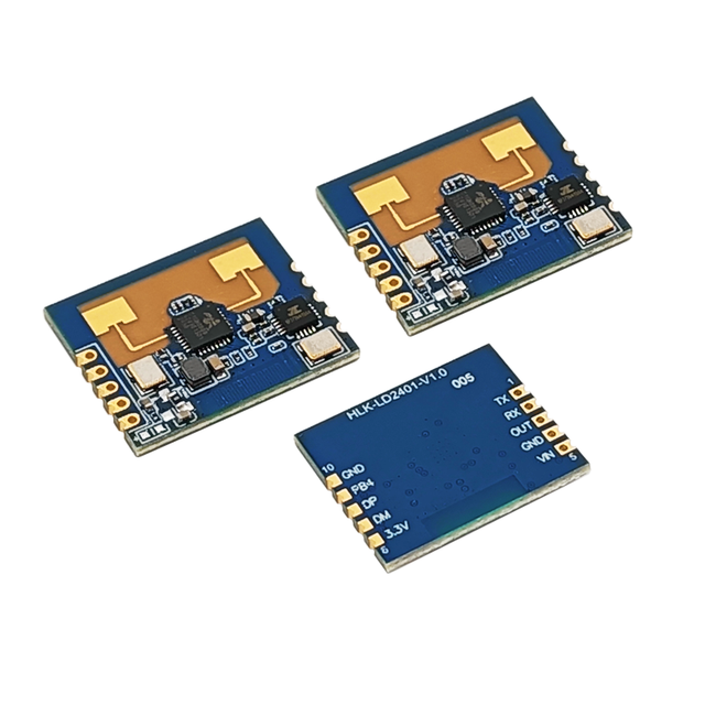HLK-LD2401 24G MmWave FMCW Millimeter Human Presence Status Radar Sensor Motion Detection Module Low Cost