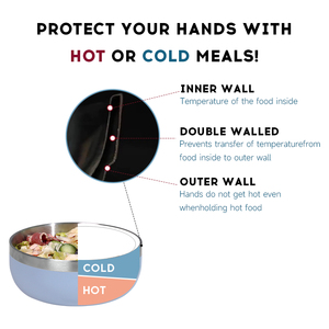 Red Dot giải thưởng Bát salad thép không gỉ + PP Chất liệu salad Bát thực phẩm lưu trữ container với nắp - Product Image 4