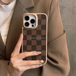 Mới Sang Trọng Điện Thoại Di Động Trường Hợp Đối Với iPhone 17 16 15 14 Pro Max Chống Sốc Bìa Bảo Vệ Máy Ảnh Điện Thoại Custodia Lvy Trường Hợp 13PM - Product Image 5