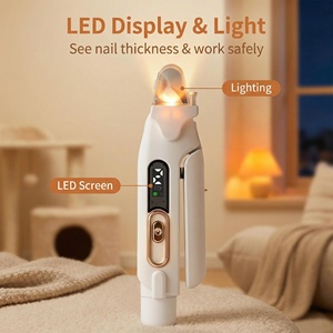 Cortauñas LED para mascotas, tijeras para cortar uñas <span class=keywords><strong>de</strong></span> perros y gatos, evita cortes excesivos - Product Image 1