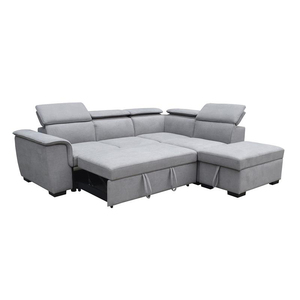 Style populaire à prix compétitif canapés et divans en cuir meubles de salon luxe canapé d'intérieur en forme de L avec repose-pieds - Product Image 2