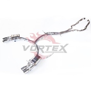 ระบบท่อไอเสียแบบ Catback สำหรับรถยนต์ Audi S5 รุ่น Vortex ปรับแต่งพิเศษ ขัดเงาแบบ Mirror ผลิตจากสแตนเลสสตีลหนา 1.5 มม. ระบบ Valvetronic เพิ่มประสิทธิภาพแบบสปอร์ต ขนาด 76 มม. 2 ท่อ - Product Image 5