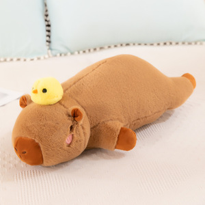Almohada de Peluche de Capibara para Dormir de Lado con Relleno de Algodón, Diseño de Ángel para Niña, Cojín Cómodo, Decoración, Muñecas Suaves - Product Image 6