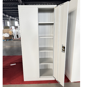 מודרני 2 דלתות פלדה קובץ פלדה נדנדה דלת מתכת משרד ריהוט ארון לשימוש בבית הספר - Product Image 3