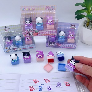 Creatieve Cartoon Pop Vorm Zegel Kinderen Grappige Hand Account Zegel Student Plezier 3 In De Kleuterschool Gif - Product Image 4