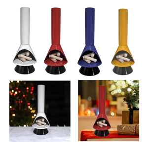 <b>Small</b> Fireplace Figurine Light Christmas Decor Decorative Collectible Tabletop Ornament for Office Festival <b>Desk</b> Indoor Party - Product Image 4
