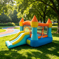 Château gonflable classique pour deux enfants, utilisation domestique