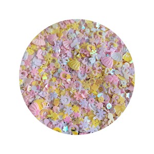 Blanc rose jaune mélange ongles paillettes pour gobelet artisanat paillettes étoile coeur coquille fleur paillettes Paillettes bricolage manucure Nail Art - Product Image 2
