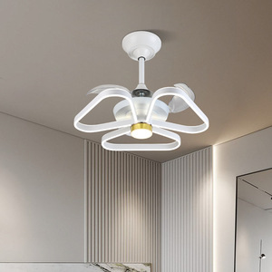 นอร์ดิกที่ทันสมัยหรูหรา5ใบพัดอลูมิเนียมไฟฟ้ากระแสตรงมอเตอร์ปรับความถี่เงียบ LED ทองแดงทั้งหมดรับประกัน10ปีสำหรับห้องนอน - Product Image 1