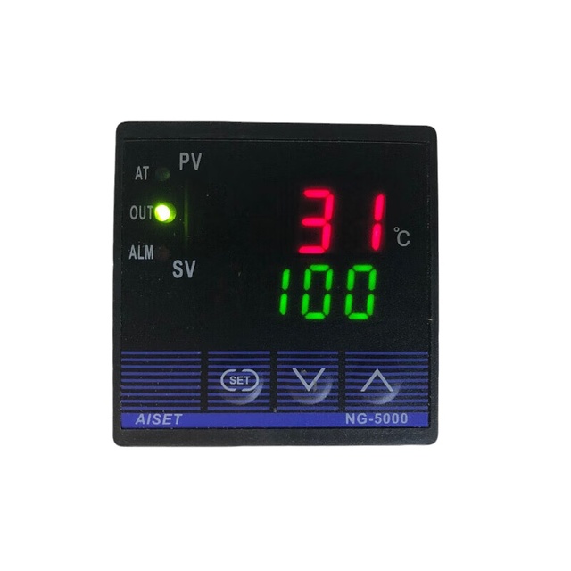 AISET NG-5411-2 K Type Digital PID Temperature Controller with Panel Mount and 1 Year Warranty for Bag Making Machines