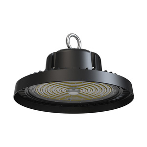 ไฟ LED UFO 150W ความสว่างสูง พร้อมเซ็นเซอร์ตรวจจับความเคลื่อนไหว กันน้ำระดับ IP65 รองรับแรงดันไฟฟ้า 100-277V และวัสดุอะลูมิเนียม ADC12 สำหรับคลังสินค้า โรงงาน ห้างสรรพสินค้า และพื้นที่เชิงพาณิชย์ รุ่น FL-U - Product Image 1