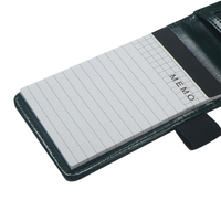Carnet de journal personnalisé de qualité supérieure, petite poche en cuir, journal intime, carnet avec calculatrice, ensemble de stylos de poche