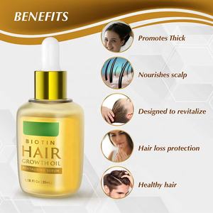 Mencegah rambut rontok dan membantu rambut lebih tebal, lebih kuat, perawatan rambut panjang Serum pertumbuhan rambut <span class=keywords><strong>Biotin</strong></span> minyak penumbuh rambut - Product Image 4