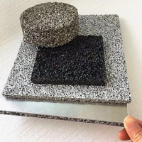 Panneaux en mousse d'aluminium à cellules ouvertes insonorisés, mousse d'aluminium métallique sphérique, feuille d'aluminium avec un bon prix