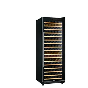 2023 Venta 177 Botellas Compresor Refrigeración Independiente & Refrigerador de vino incorporado Nevera