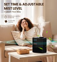 Diffuseur d'huiles essentielles sans eau 200 ml, diffuseur de parfum à air froid avec contrôle par application Bluetooth, diffuseur silencieux
