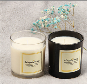 Bougie en verre Rose : Cire végétale, parfum bio, combustion propre pour une ambiance romantique à la maison. Cadeaux de luxe pour les autres. - Product Image 2