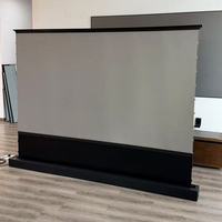 Écran de projection électrique à courte focale HD 4K UST ALR Fresnel pour home cinéma, toile de projection électrique relevable 16:9