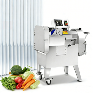 Cortadora/Picadora Eléctrica Comercial de Verduras y Patatas, Cortadora de Verduras Multifuncional para Cantinas y Cocinas - Product Image 6