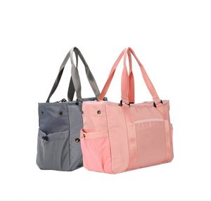 Stock Custom Grey Outdoor Sports Gym Shopping Baby Mommy Multi Function Hand Carry Portable Water Resistance Women Travel <b>Bags</b> - Product Image 2